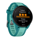 Спортивные часы Garmin Forerunner 165 Music, силиконовый ремешок цвета бирюзовый/«аква» - фото 5