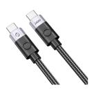 Кабель с оплёткой и ремешком ORICO USB-C (USB4 Gen 3x2) (0,5 м) (CC240-40)