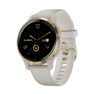 Спортивные часы Garmin Venu 2S, 40 мм, силиконовый ремешок светло-песочного цвета - фото 2