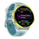 Спортивные часы Garmin Forerunner 570, 47 мм, силиконовый ремешок цвета «полупрозрачный серый»/бирюзовый - фото 6