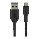 Кабель с оплёткой Belkin BoostCharge USB-A — Micro-USB-A (1 м) (CAB007)