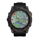 Спортивные часы Garmin fenix 7X Sapphire Solar Edition, 51 мм, тёмно-серый безель, чёрный силиконовый ремешок - фото 8