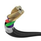 Кабель с нейлоновой оплёткой Baseus Star Ring USB-C, Lightning, Micro-USB/USB с подставкой для зарядки Apple Watch (1,2 м) - фото 2