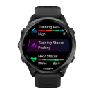 Спортивные часы Garmin Forerunner 970, силиконовый ремешок цвета чёрный/дымчато-серый - фото 7