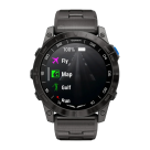Спортивные часы Garmin D2 Mach 1 Pro, 51 мм, титановый блочный браслет - фото 3