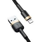 Дата-кабель с нейлоновой оплёткой и ремешком Baseus Cafule Lightning/USB-A (0,5 м, 2,4 А, 480 Мбит/с) - фото 12