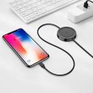 Подставка для беспроводной зарядки со встроенным кабелем Baseus Lightning/USB (1,2 м) - фото 7