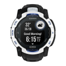 Спортивные часы Garmin Instinct 3, 50 мм, Solar, силиконовый ремешок цвета «чёрный/синий» - фото 3