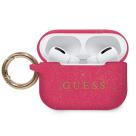 Силиконовый чехол с карабином GUESS для AirPods Pro