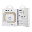 Силиконовый чехол с карабином CG Mobile Hello Kitty «Объёмная мордочка» для AirPods 3-го поколения - фото 6