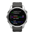 Спортивные часы Garmin fenix 7S Standard Edition, 42 мм, графитовый силиконовый ремешок - фото 7
