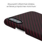 Чехол Pitaka Aramid MagCase Twill для iPhone XS Max Black-Red - фото 4