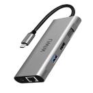 Многопортовый адаптер WiWU Alpha A11312H с одинарным коннектором USB-C