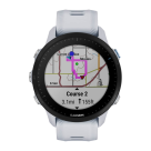 Спортивные часы Garmin Forerunner 955, силиконовый ремешок цвета «Уайтстоун»