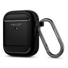 Термополиуретановый чехол с карабином Spigen Rugged Armor для AirPods 1-го и 2-го поколений - фото 2