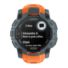 Спортивные часы Garmin Instinct 3, 50 мм, Solar, силиконовый ремешок цвета «солнцестояние» - фото 8