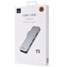 Многопортовый адаптер WiWU T5 USB-C для iPad Pro - фото 2