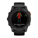 Спортивные часы Garmin fenix 7 Pro Solar Edition, 47 мм, чёрный силиконовый ремешок - фото 3