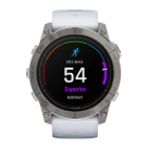 Спортивные часы Garmin epix Pro (Gen 2) Sapphire Edition, 51 мм, силиконовый ремешок цвета «Уайтстоун» - фото 12