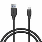 Дата-кабель с нейлоновой оплёткой Aukey CB-AC1 USB-C/USB (1,2 м, 5 Гбит/с)