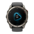 Cпортивные часы Garmin fenix 8 Pro, 51 мм, AMOLED, титан, сапфир, силиконовый ремешок цвета «графитовый/чёрный» - фото 10