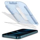 Защитное стекло с установочной формой Spigen EZ FIT GLAS.tR SLIM для iPhone 12 Pro Max (2.5D, 9H; олеофобное покрытие; комплект — 2 шт.) - фото 2
