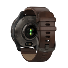 Спортивные часы Garmin Venu 2 Plus, 43 мм, коричневый кожаный ремешок - фото 8