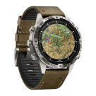Спортивные часы Garmin MARQ Adventurer (Gen 2) Damascus Steel Edition, гибридный ремешок, чёрный силиконовый ремешок - фото 11