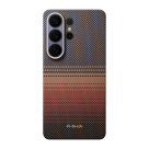 Арамидный чехол MagSafe PITAKA Sunset · Moonrise Aaron Button Edge Case для Samsung Galaxy S26 Ultra