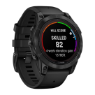 Спортивные часы Garmin fenix 7 Pro Solar Edition, 47 мм, чёрный силиконовый ремешок - фото 13