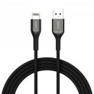 Дата-кабель MFi с нейлоновой оплёткой Aukey CB-AKL1 Lightning/USB (1,2 м, 480 Мбит/с)