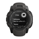 Спортивные часы Garmin Instinct 2X Solar Standard Edition, 50 мм, силиконовый ремешок графитового цвета - фото 7