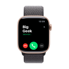 Часы Apple Watch Series 11, 42 мм, алюминий цвета «розовое золото», браслет Sport Loop тёмно-серого цвета