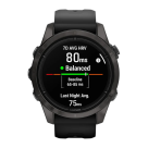 Спортивные часы Garmin epix Pro (Gen 2) Sapphire Edition, 42 мм, чёрный силиконовый ремешок - фото 5