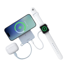 Внешний аккумулятор MagSafe со встроенным кабелем Ugreen MagFlow (CCC) (Qi2.2) (10000 мА·ч) (PB773) - фото 3