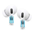 Виниловые наклейки VLP Easy Art «Номер 10» для AirPods Pro 2