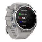 Спортивные часы Garmin Descent Mk3, 43 мм, силиконовый ремешок цвета «серый туман» - фото 9