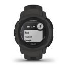 Спортивные часы Garmin Instinct 2S Solar, 40 мм, силиконовый ремешок графитового цвета - фото 4