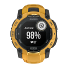 Спортивные часы Garmin Instinct 3, 50 мм, Solar, силиконовый ремешок цвета «солнечный луч/серый» - фото 4