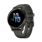 Спортивные часы Garmin Venu 2S, 40 мм, силиконовый ремешок графитового цвета - фото 2
