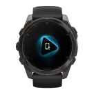 Умные спортивные часы Garmin fenix 8, 51 мм, AMOLED, сапфир, титан с DLC, силиконовый ремешок цвета «чёрный/серый» - фото 3