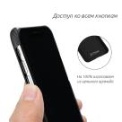 Чехол Pitaka Aramid MagCase Plain для iPhone XR Black-Gray - фото 3
