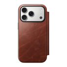 Кожаный чехол-книжка MagSafe Nomad Horween Modern Leather Folio Limited Edition для iPhone 17 Pro