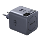 Сетевое зарядное устройство со встроенным кабелем Ugreen Nexode Pro мощностью 65 Вт (USB-C, USB-A) (GaN) (X615) - фото 4