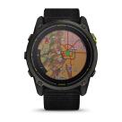 Умные спортивные часы Garmin Enduro 3, нейлоновый чёрный ремешок UltraFit - фото 8