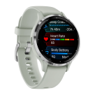 Спортивные часы Garmin Venu 3S, 41 мм, силиконовый ремешок серо-шалфейного цвета - фото 7