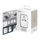 Универсальное сетевое зарядное устройство Deppa мощностью 45 Вт (1 розетка, 2 USB-C, USB-A) (GaN) - фото 3
