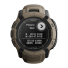 Спортивные часы Garmin Instinct 2X Solar Tactical Edition, 50 мм, силиконовый ремешок цвета «койот»