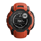 Спортивные часы Garmin Instinct 2X Solar Standard Edition, 50 мм, силиконовый ремешок oгненно-красного цвета - фото 5