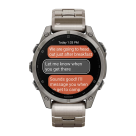 Спортивные часы Garmin fenix 8, 47 мм, AMOLED, титановый блочный браслет, силиконовый ремешок цвета чёрный/«серая галька» - фото 8